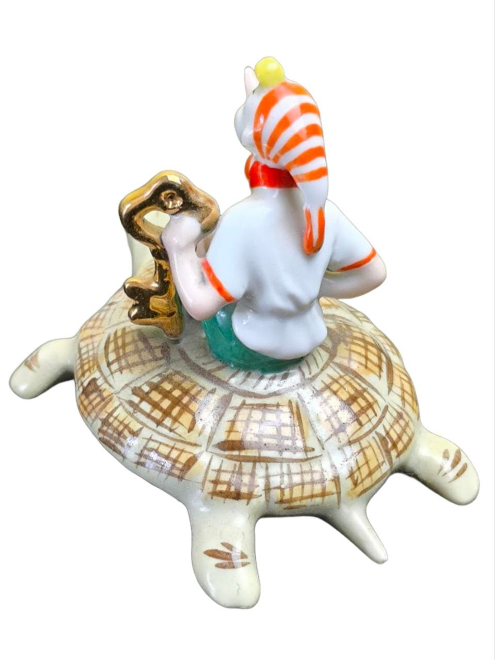Фарфоровая статуэтка "Буратино и Тортилла" КЭКХЗ
