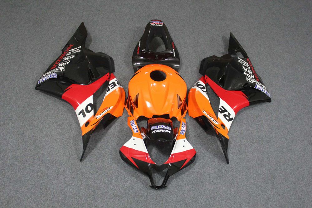 Комплект пластика для мотоцикла Honda CBR 600 RR 09-12 Repsol оранжевый