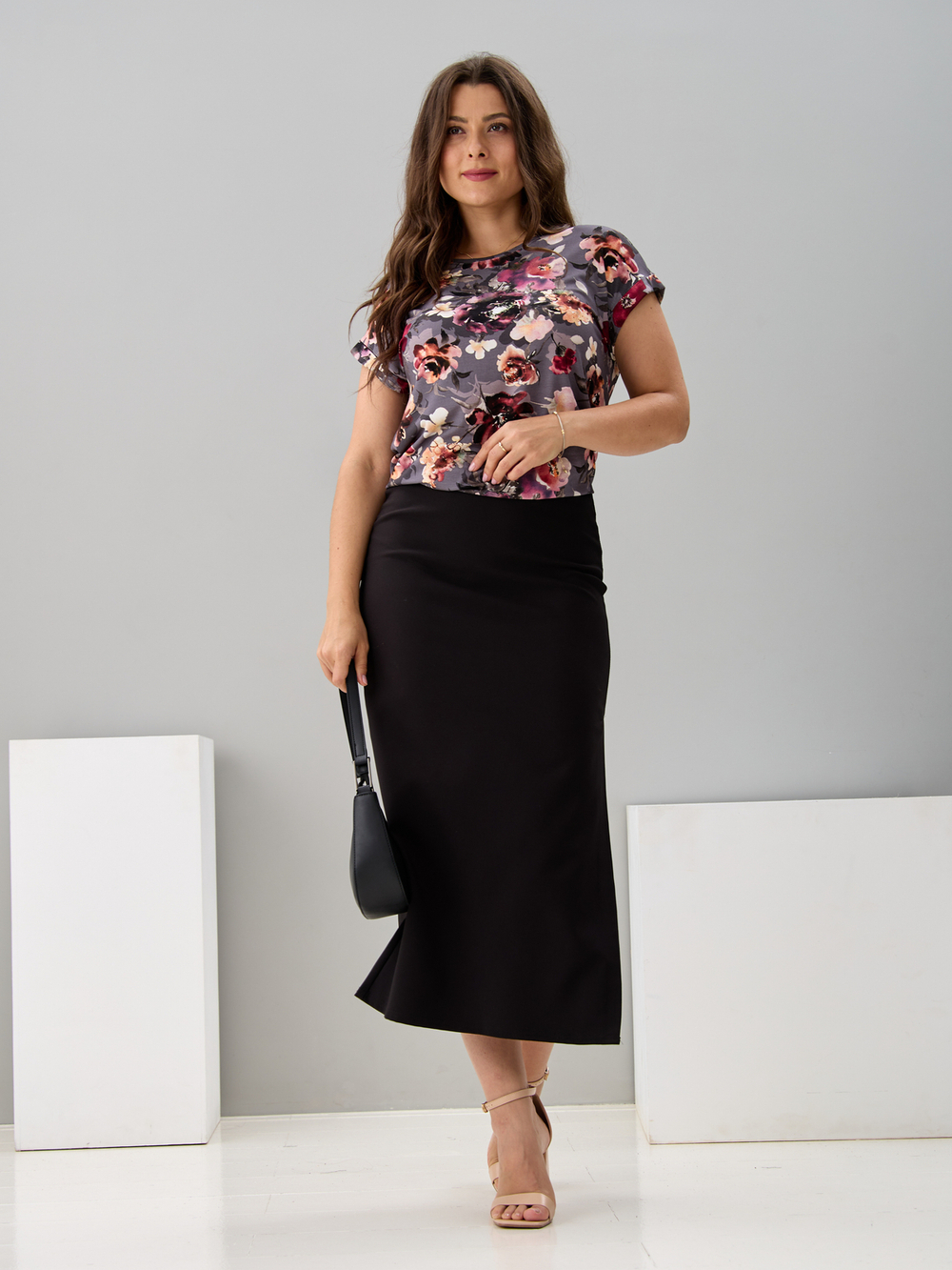 Футболка Фв-104/цветы-богемия