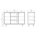 Комод TWIN TW039