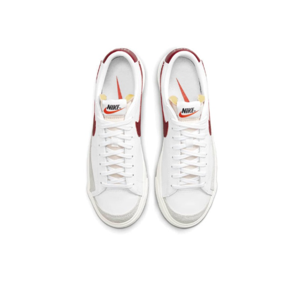 Женские кроссовки Nike Blazer Low '77 'White Team Red' DC4769-104