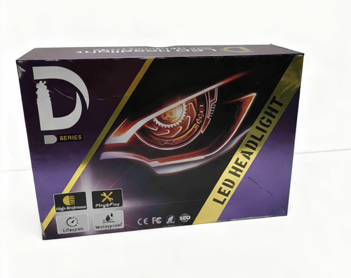 D2S / Светодиодные лампы D2S LED 60w, замена штатных ксеноновых ламп Д2C, Драйв Ядро, TG (2 шт. / комплект)