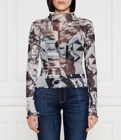 Блузка ADRIANA GUESS - серый(W4YP04 KBBF2)