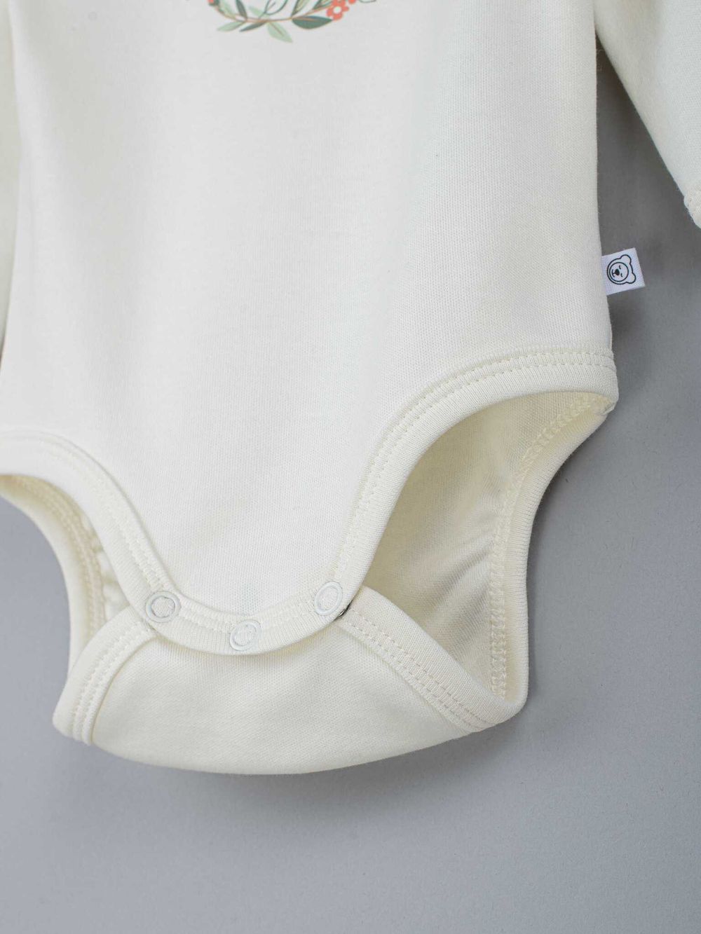 Боди с крылышками и принтом "Молоко" 0+