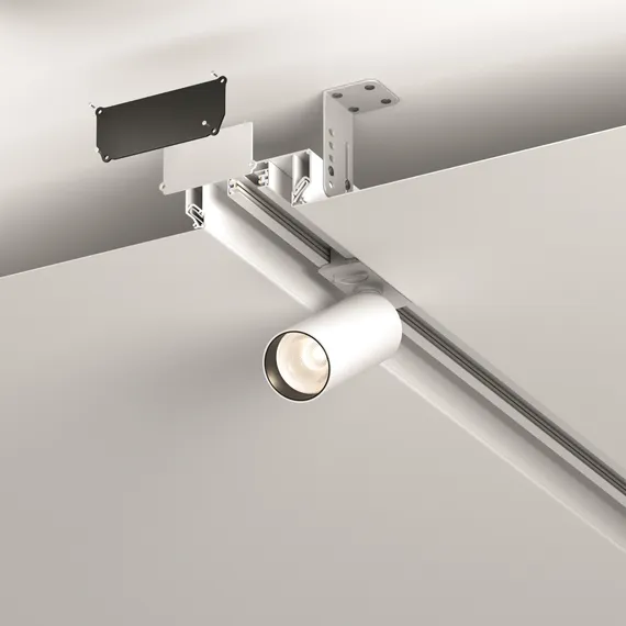 Алюминиевый профиль ниши скрытого монтажа в натяжной потолок 99x40 Technical alm-9940-sc-w-2m