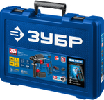ЗУБР Т7, 20 В, 26 мм, 2 АКБ (4 А·ч), бесщеточный перфоратор, кейс, Профессионал (PB-260-42)