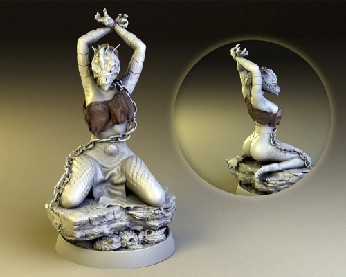 Похотливая Аргонианская Дева из Skyrim Morrowind The Elder Scrolls Коллекционная Фигурка Аниме