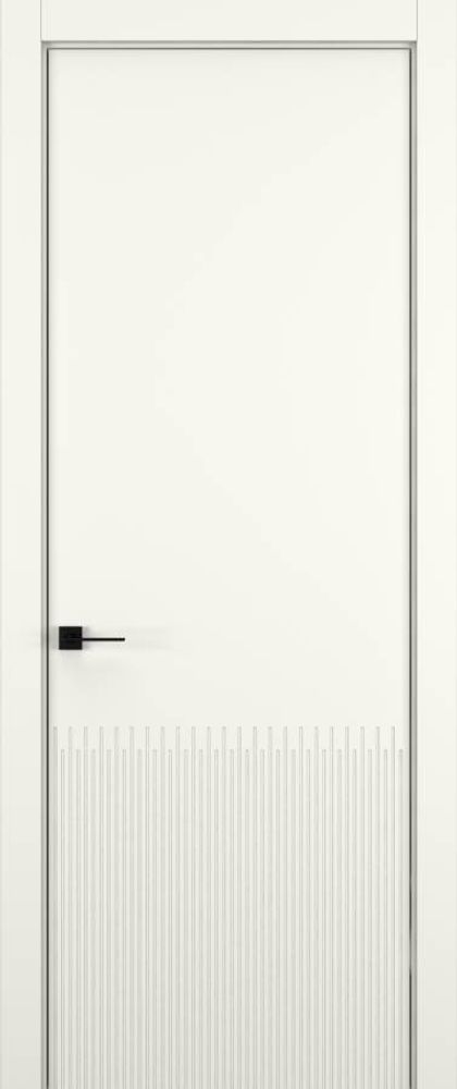 Дверь 5 VERTICAL Матовый Жемчужный