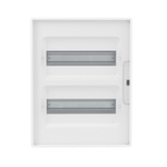 Щиток 24 мод настенный FRAME, белый с прозрачной дверцей, с 4 шинами PEN (2шт на 8 отв. и 2шт на 6 отв)