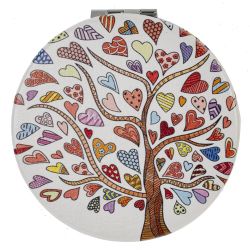 GAEM Зеркало карманное (блок 12шт), L7 W7 H1 см, 4в.