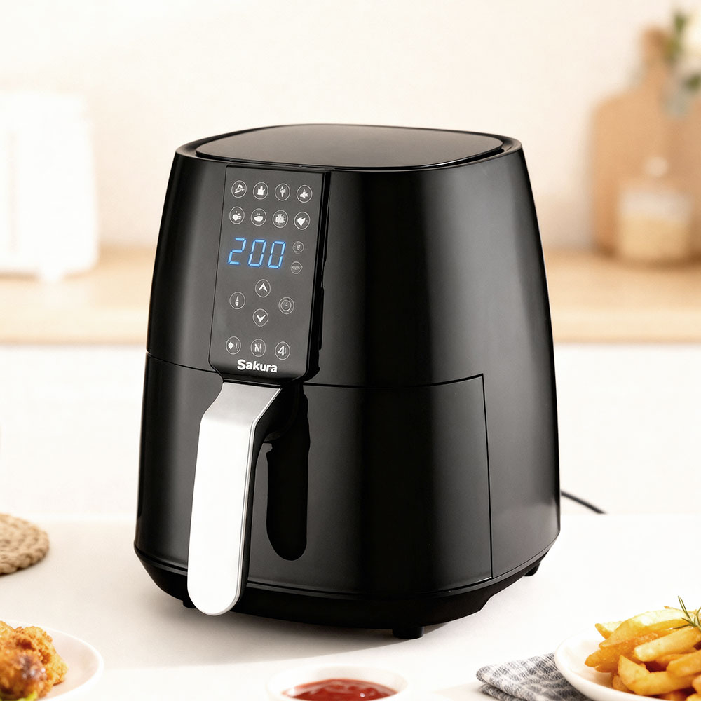 Аэрогриль 4л таймер, SA-7688BK