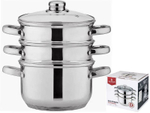 Кастрюля-пароварка 3-х ярусная 2,5л 4 предмета, индукция