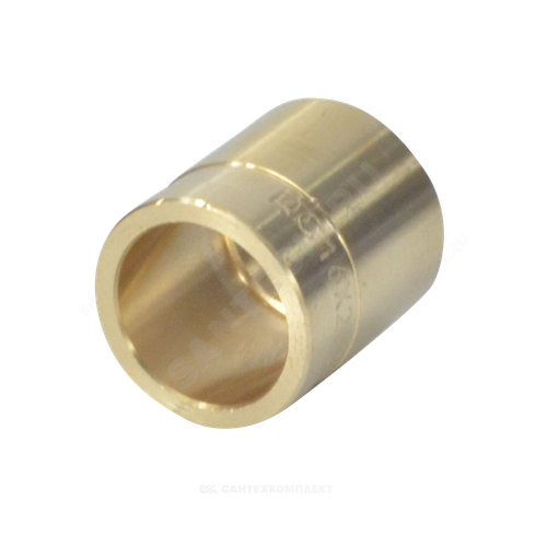 Гильза для PE-X труб аксиальная латунь Дн 25 РОС