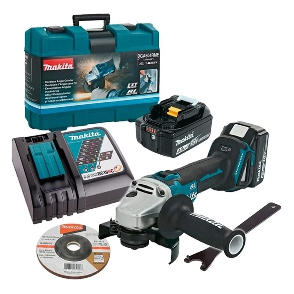 Makita DGA504RME шлифмашина угловая DGA504RME