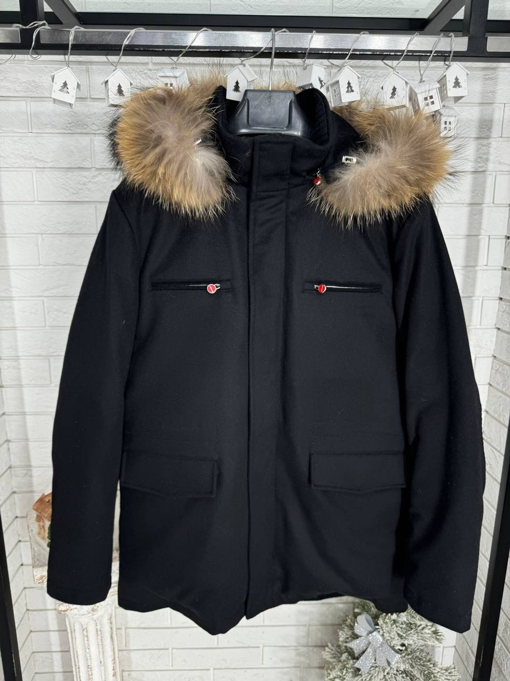 Пуховик из кашемира Kiton