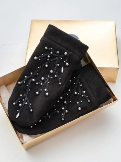 Варежки кашемир VETKI, черный