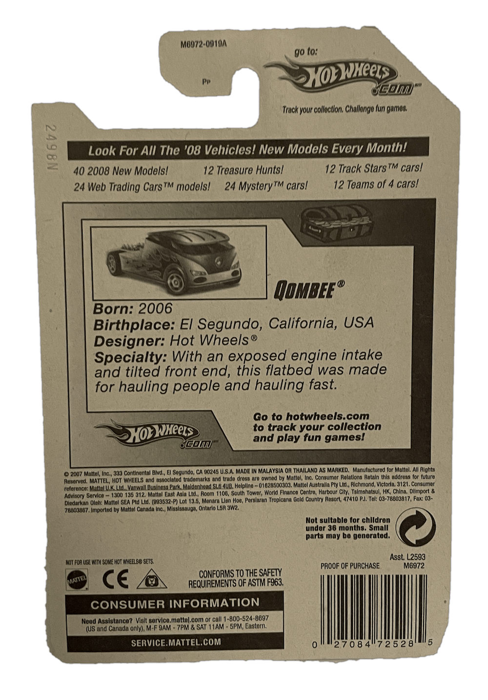 Hot Wheels Treasure Hunt Qombee (2008)