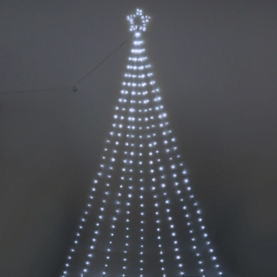 Гирлянда для дома ЗАНАВЕС «Звездный путь»3м (водопад) 281 лампа LED, 7 режимов, IP-20.220v, Белый