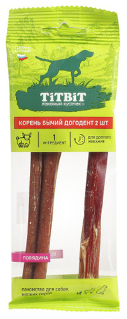 TITBIT Лакомство для собак Корень бычий догодент 2, 30 г