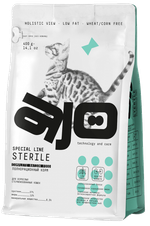 AJO Sterilised Индейка с Уткой 1,5кг.