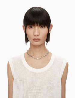 KVK BAROQUE White Shell Necklace