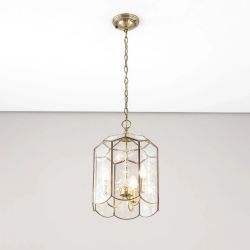 Citilux Витра-2 CL442230 Люстра подвесная витражная Бронза