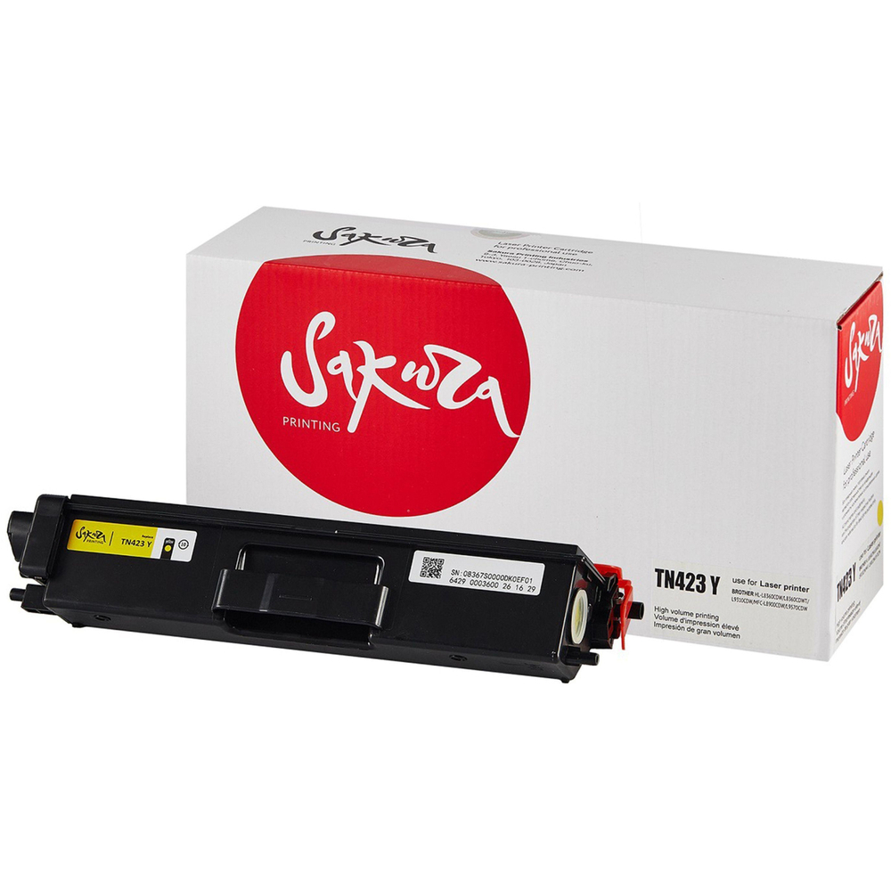 Картридж лазерный SAKURA TN-423Y жел. для Brother HL-8260/DCP-8400/MFC-8690