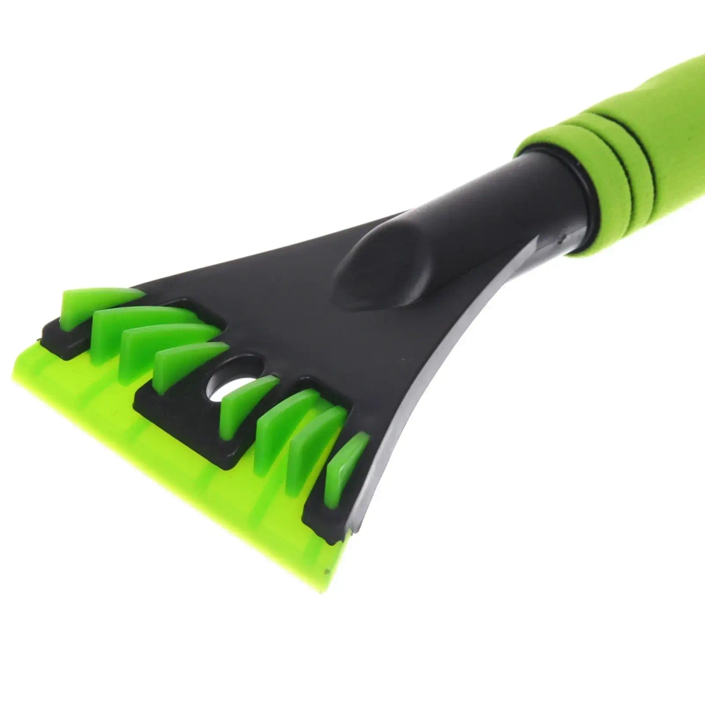 Щетка автомобильная, разборная WA-B103, 60 см, со скребком 11 см, зеленый ворс