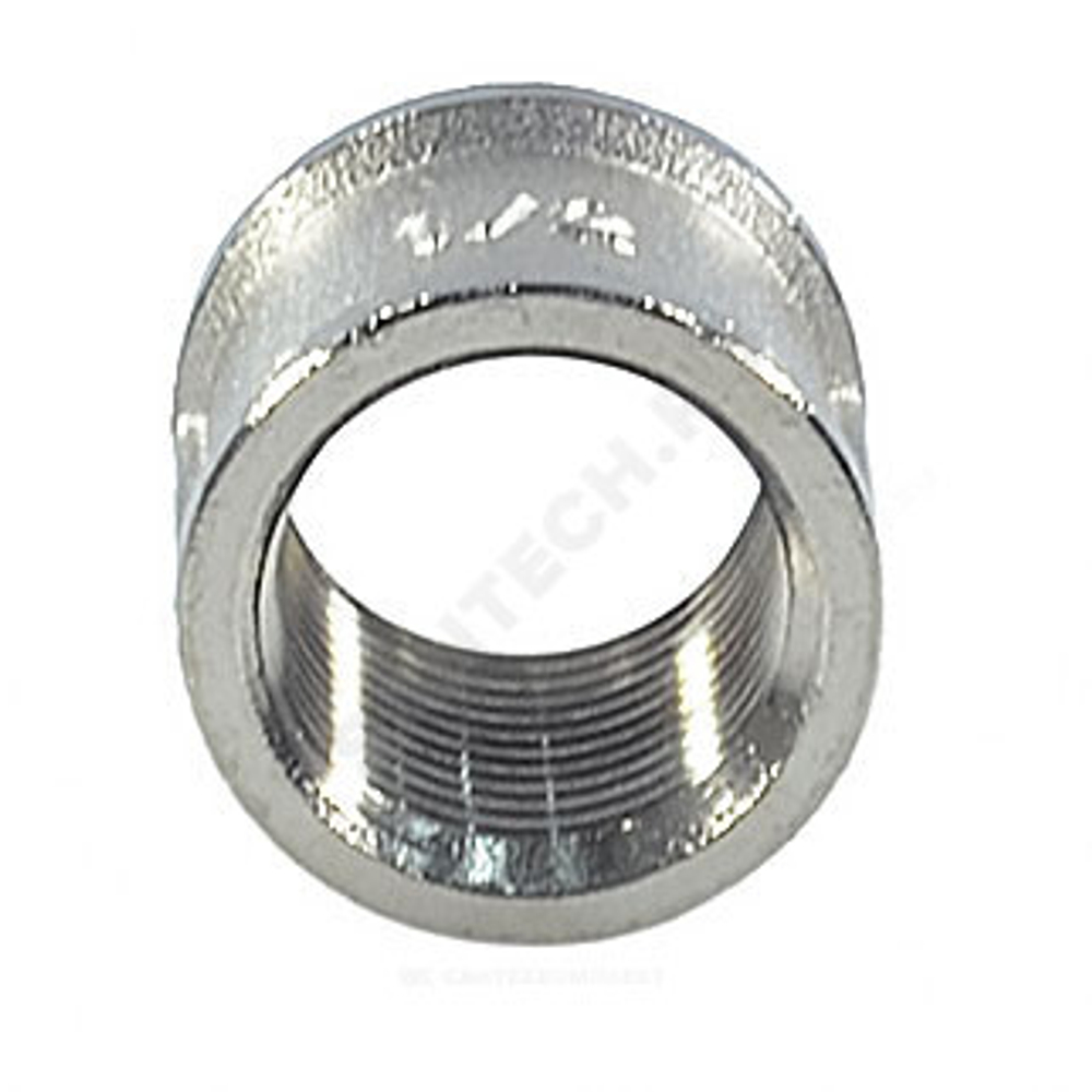 Муфта латунь никель Ду 40 (1 1/2") ВР/ВР SantechSystems