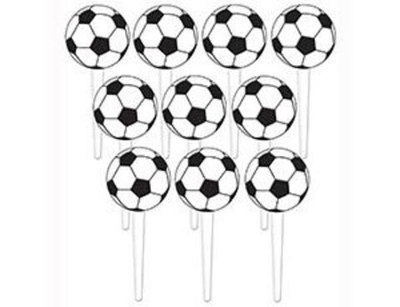 Пика для канапе Футбол пласт 7,6см 36шт