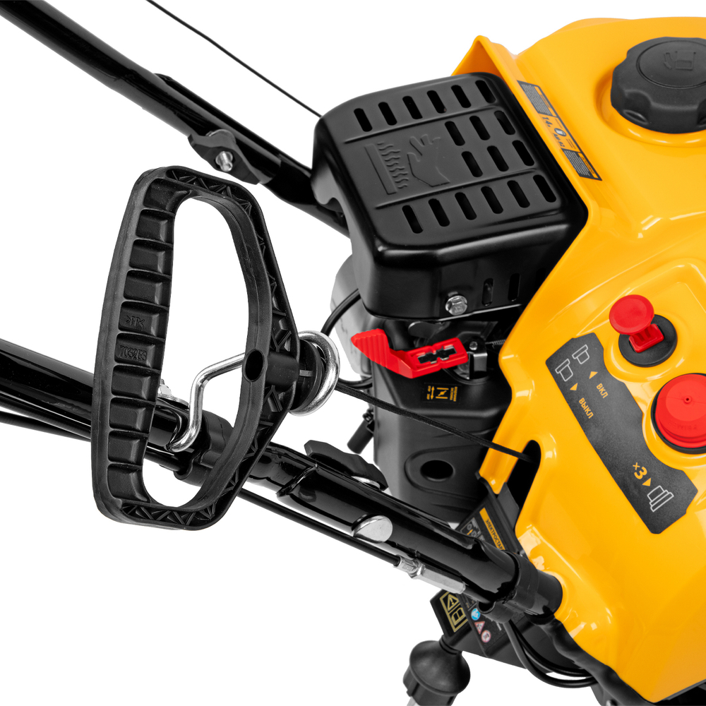 DENZEL SnowCrusher Бензиновая снегоуборочная машина SB 460E 99cc электростартер шнек
