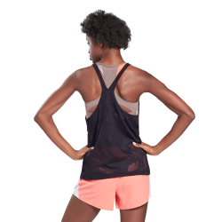 Женский топ теннисный Reebok Perforated Tank Top W - черный