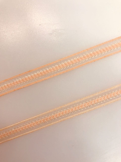 Отделочная резинка становая персиковая 12 мм