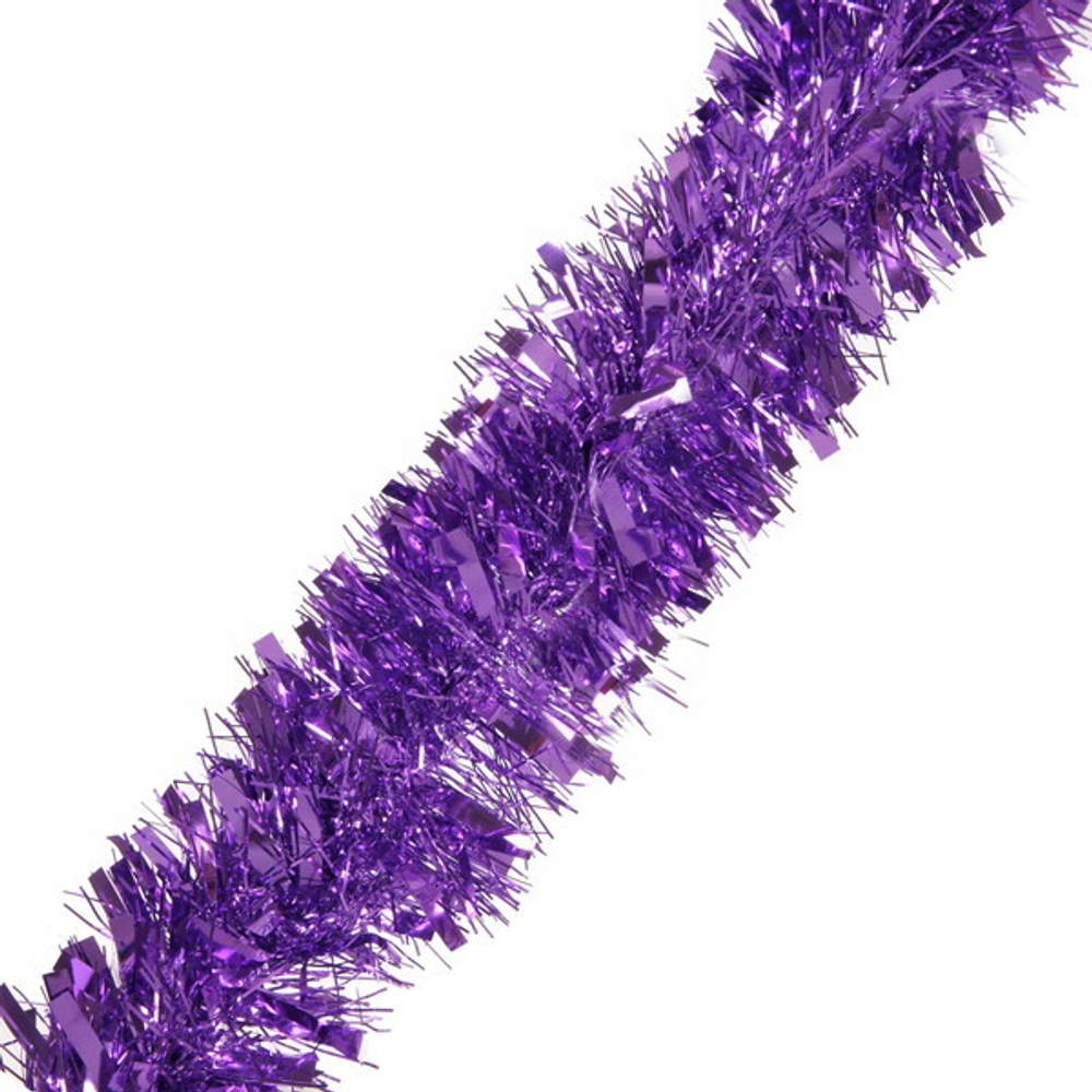 Мишура 2 м 9 см «Праздничное настроение», Сиреневый