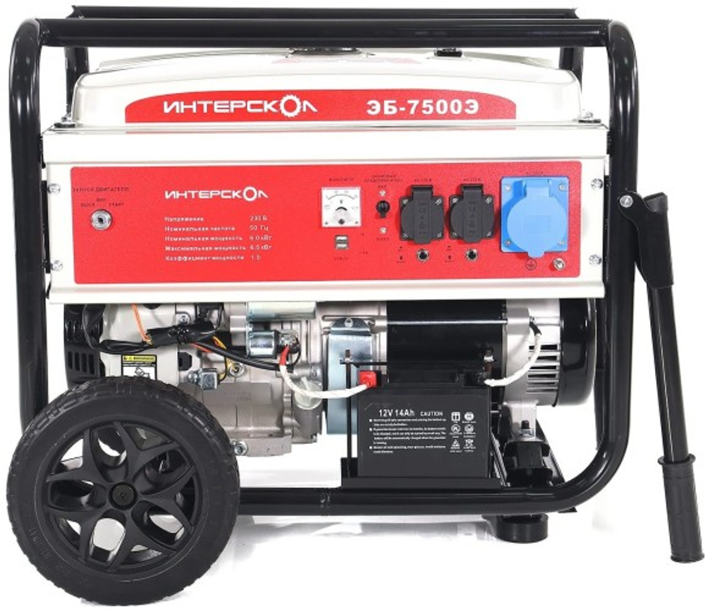 Генератор бензиновый ИНТЕРСКОЛ ЭБ-7500Э 796.0.0.40