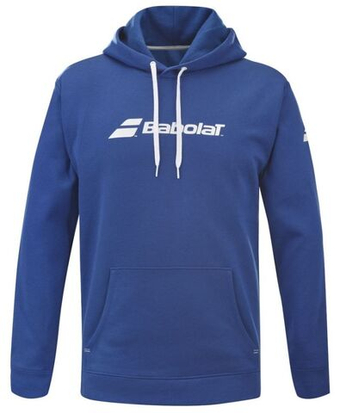 Мужская теннисная кофта Babolat Fitness Hood Sweat Men - синий содалит