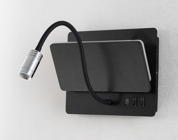 Настенный светодиодный светильник CLT 226W250USB BL черный Crystal Lux