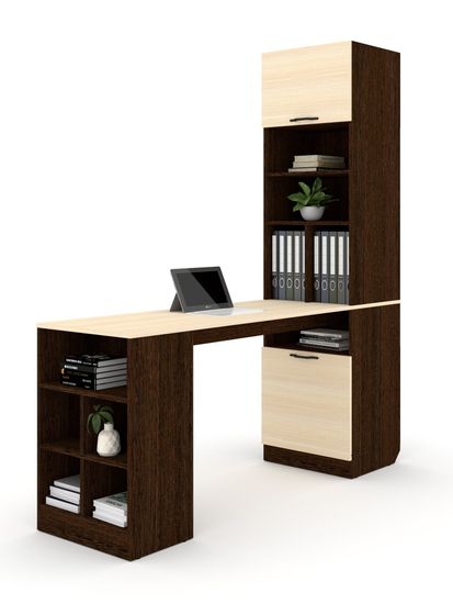 венге / дуб выбеленный