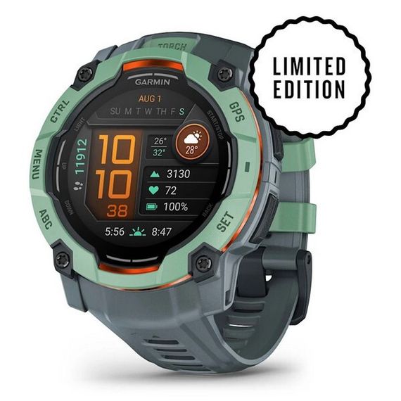 Умные часы Garmin Instinct 3 Amoled 50 mm Neo Tropic with Twilight Band (010-03020-01)