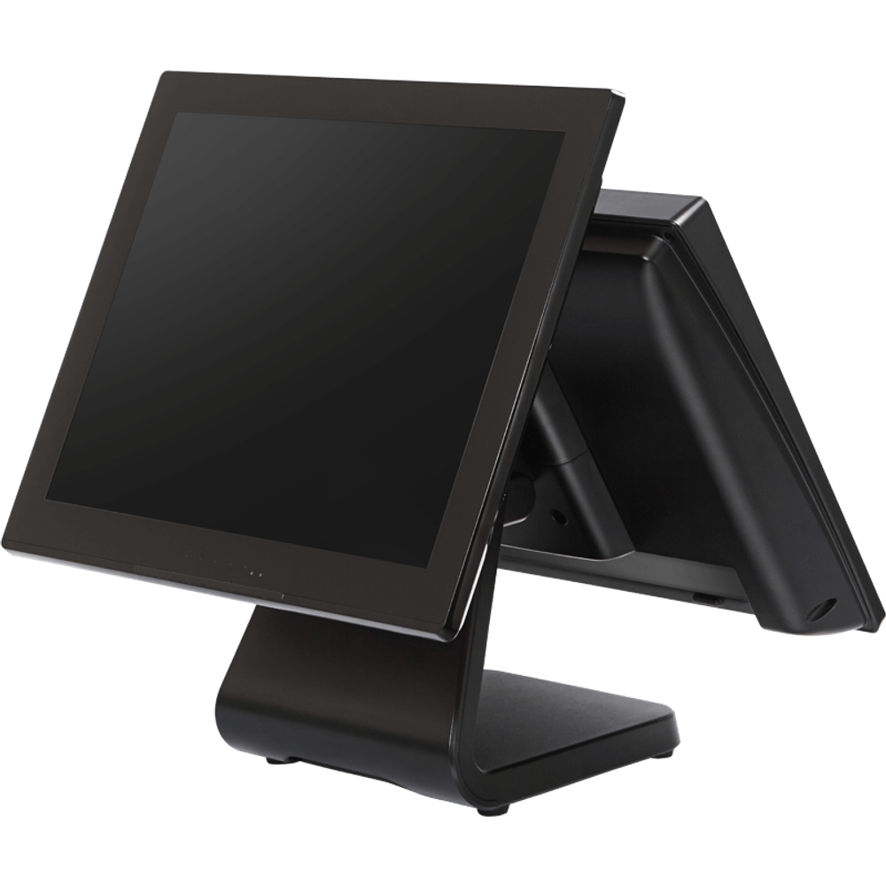 Второй сенсорный монитор 15" TM для Datavan Wonder, черный, VGA (с кронштейном)