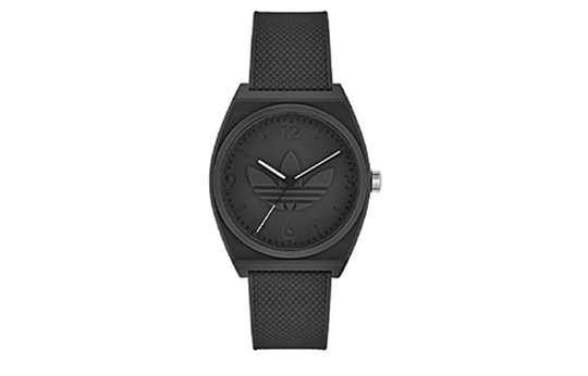Adidas Originals Wrist Watch Quartz Movement Resin Strap 38mm Black Dial Unisex 50m Water Resistant