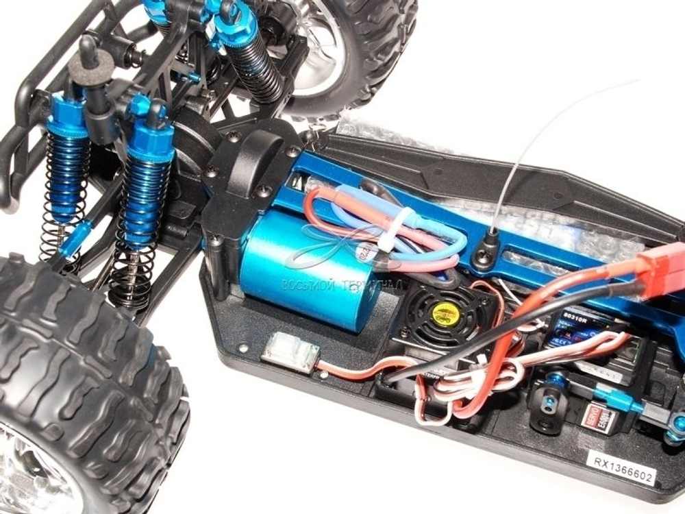 Радиоуправляемый монстр 94111PRO-88072 HSP Brontosaurus PRO 4WD RTR масштаб 1:10 2.4G , цвет пламя