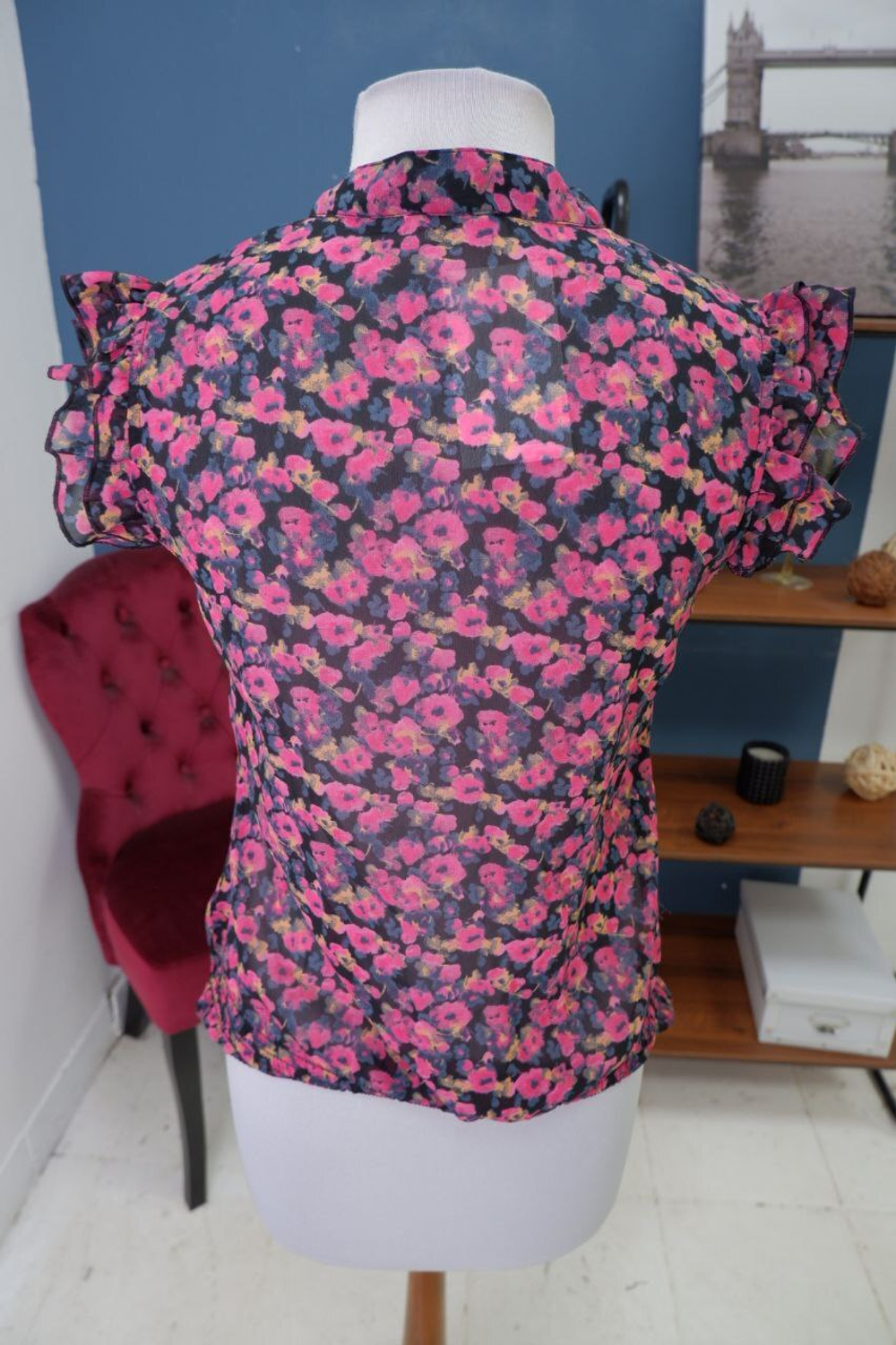 Блуза Redoute с принтом 44 размер