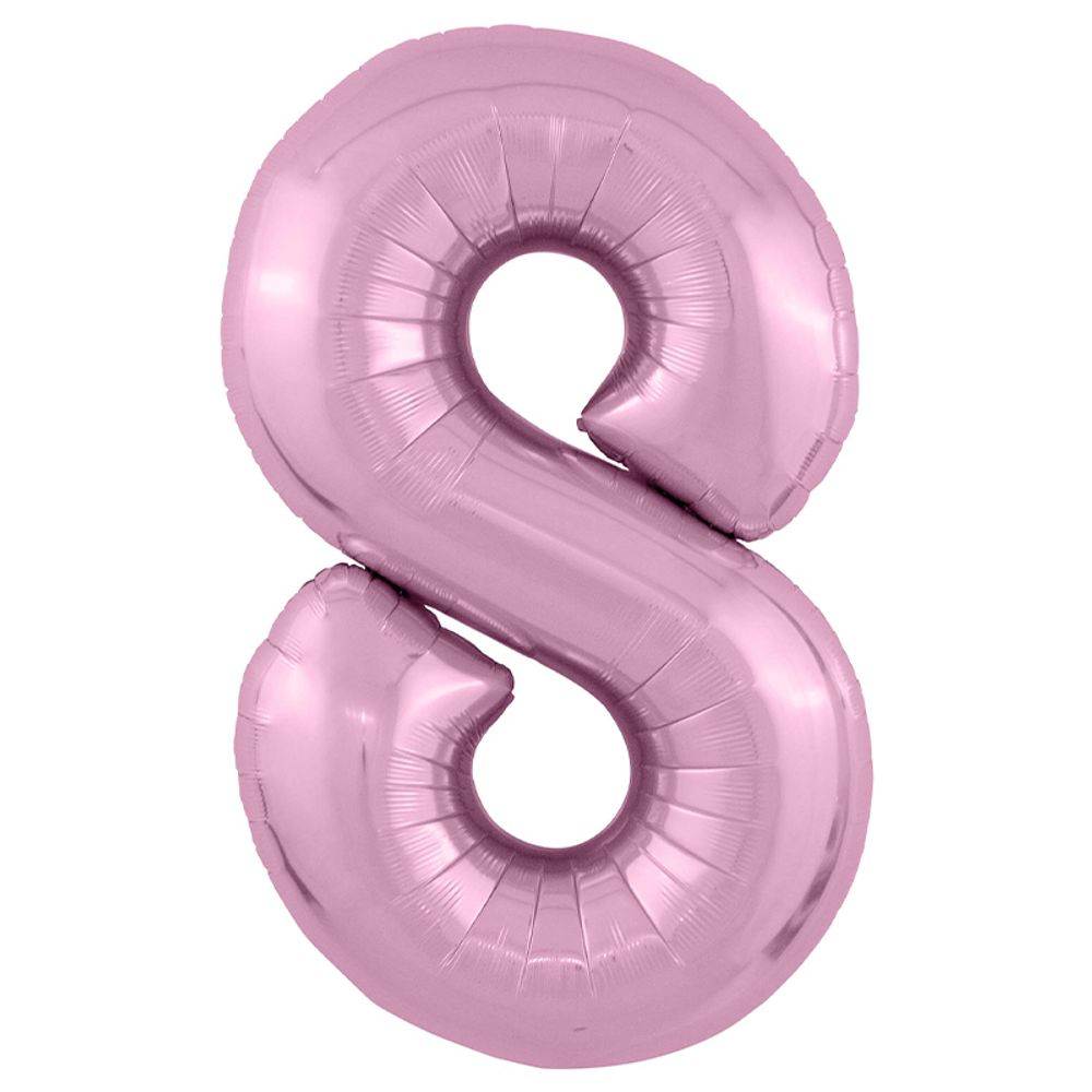 Цифра "8" розовый глянец
