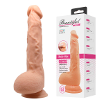 Телесный фаллоимитатор-реалистик 25см на присоске Baile Jason Beautiful BW-008041NR