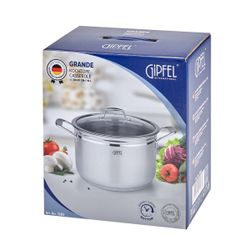 Кастрюля из нержавеющей стали Gipfel Grande 1282 30 см/14 л