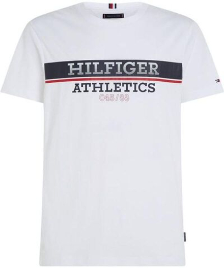 Мужская теннисная футболка Tommy Hilfiger Athletics Regular T-Shirt - white