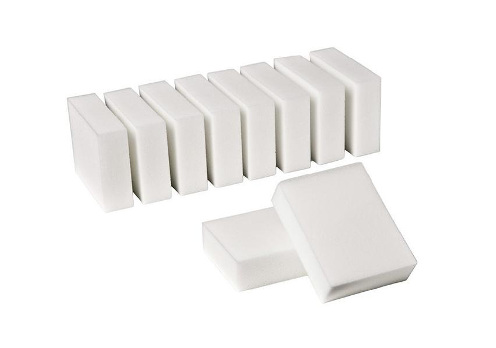 А302 MELAMINE SPONGE WHITE Меламиновая губка 110x70x30мм, 10 шт.