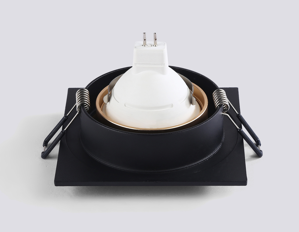 Светильник встраиваемый TN102730 BK/GD черный/золото GU5.3 92*92*23