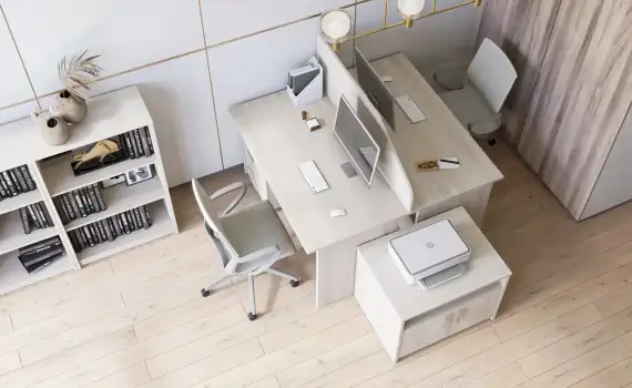 Офисная мебель Арго ясень шимо